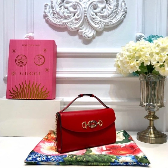 Firstbag ru Gucci Zumi smooth shoulder small leather bag 0713